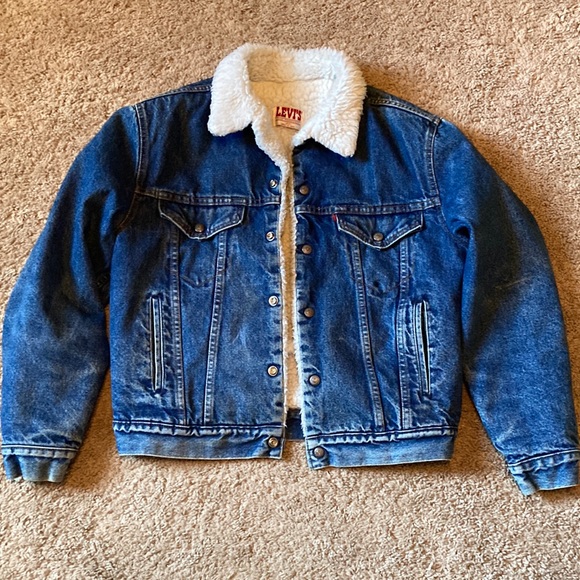 Levi's Jackets & Coats Vintage Levis Sherpa Lined Trucker Jacket